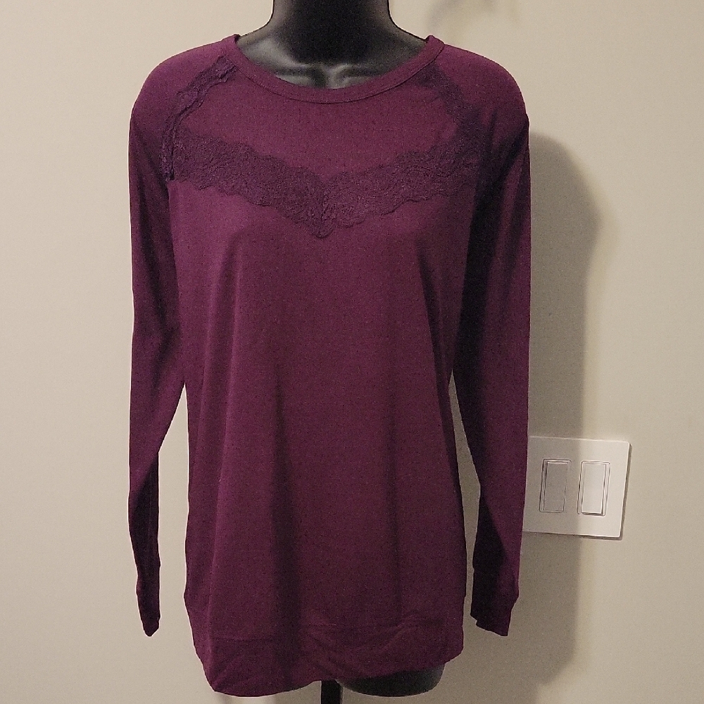 Torrid Purple Relaxed Sweatshirt Hoodie